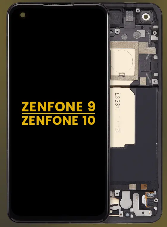 OLED-Montage mit Rahmen für Asus ZenFone 9 / Asus ZenFone 10 (Generalüberholt)