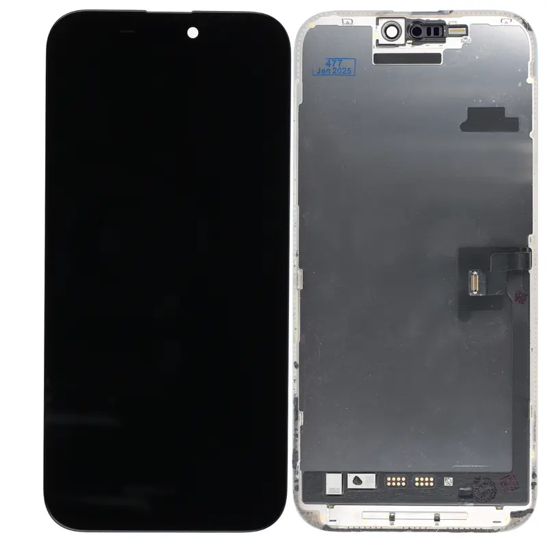 OLED pulled Displayeinheit kompatibel für iPhone 16 Pro Max schwarz