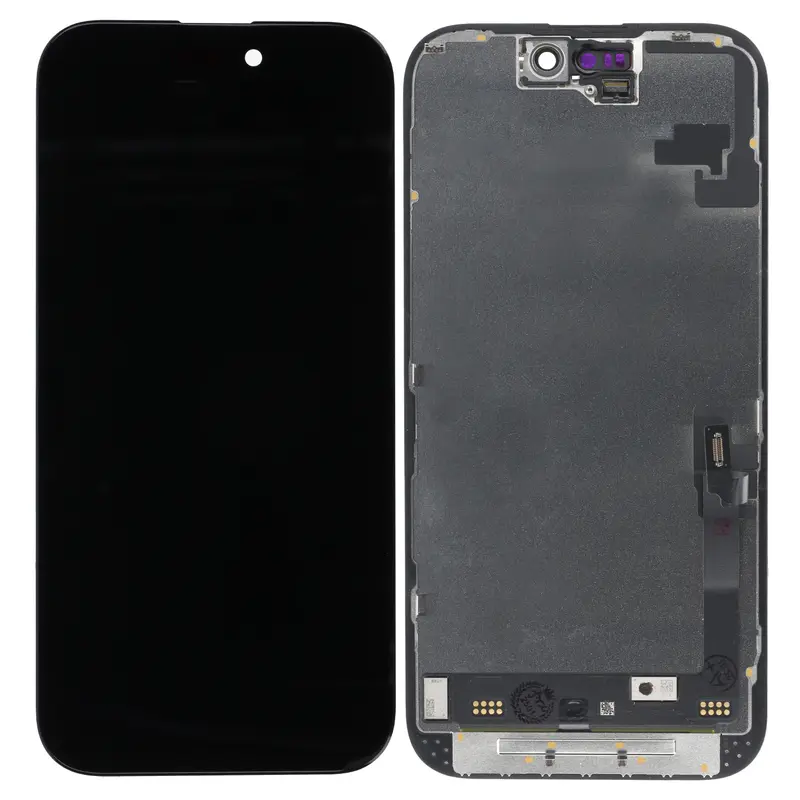 OLED pulled kompatibel für iPhone 16 Displayeinheit schwarz