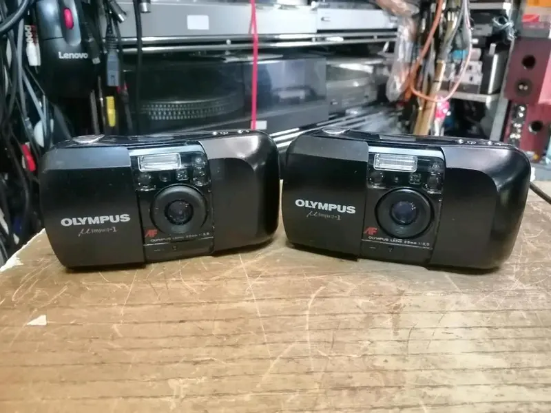 OLYMPUS MJU - 1, Analog-Kamera 2 Stück, DEFEKT!!!