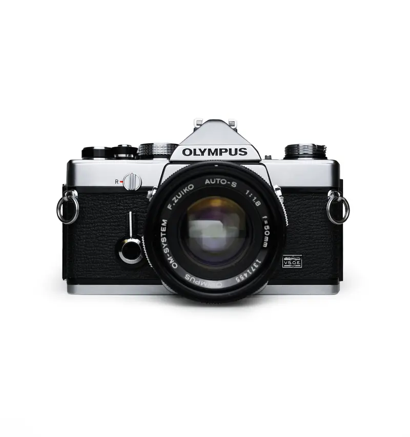 Olympus OM-1 35 mm SLR Film Camera with 50mm Lens