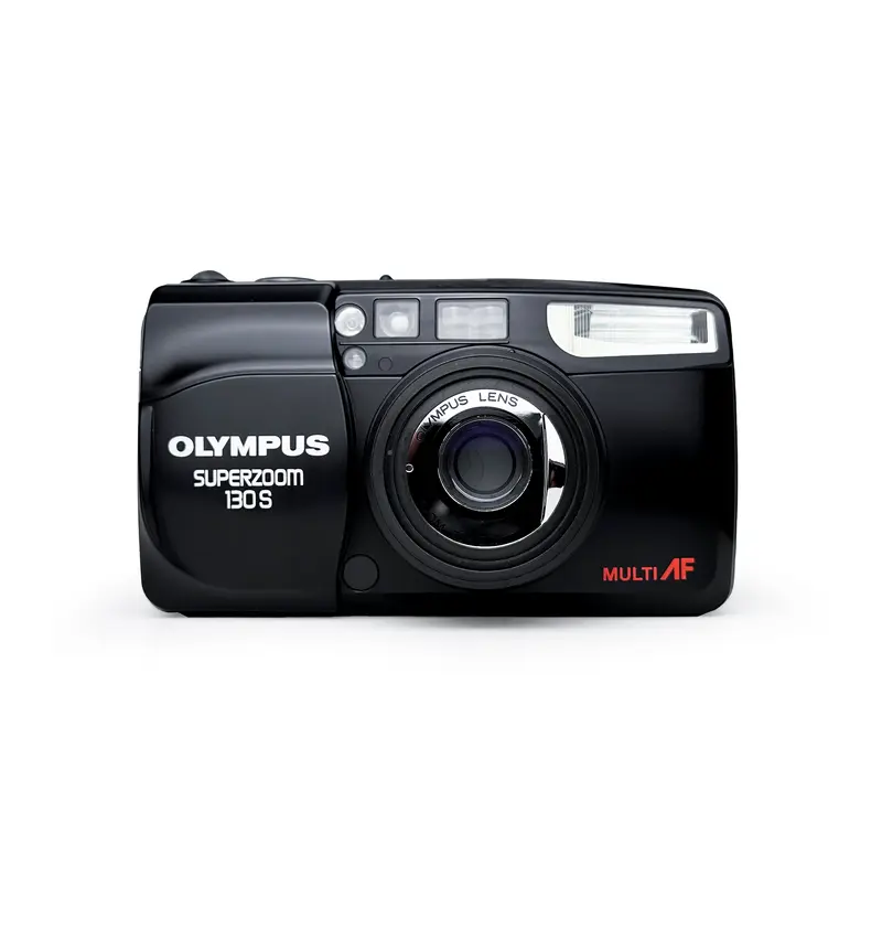 Olympus Superzoom 130S 35mm Point & Shoot Film Camera