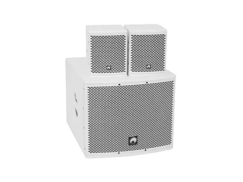 OMNITRONIC Set MOLLY 2.1 Aktivsystem Sub + 2x Top, weiß