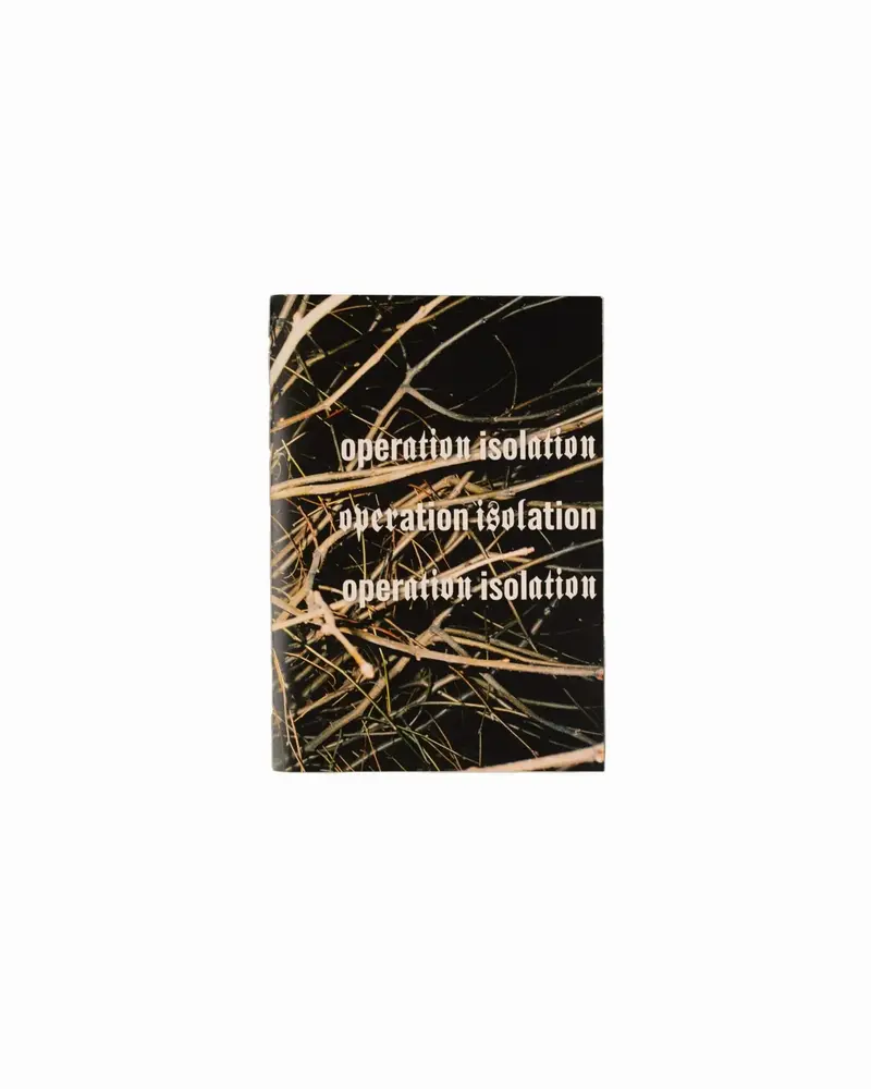 Operation Isolation Fanzine by Jiri Abendt