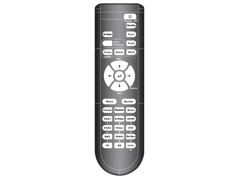 OPTOMA Fernbedienung 45.8LB01G001