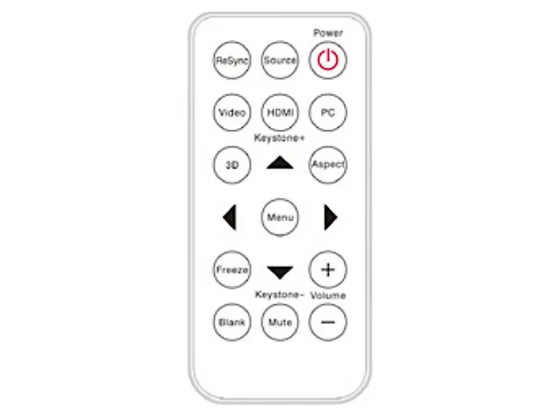 OPTOMA Fernbedienung BR-1006N, 45.8UP01G001