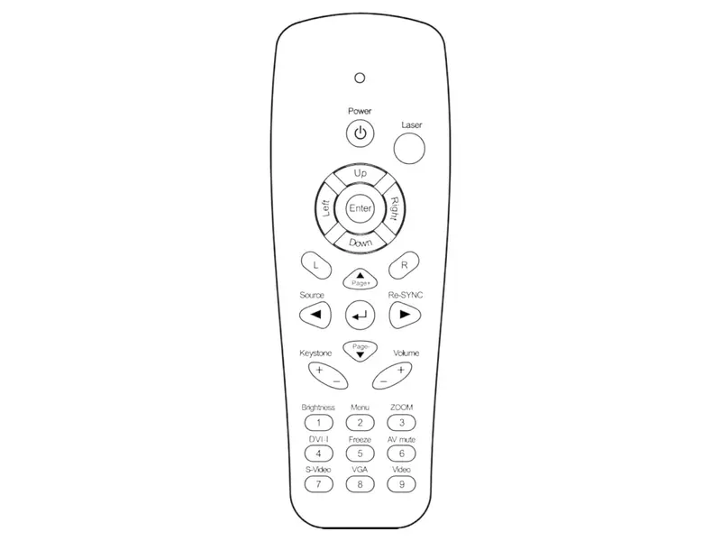 OPTOMA Fernbedienung BR-5022L