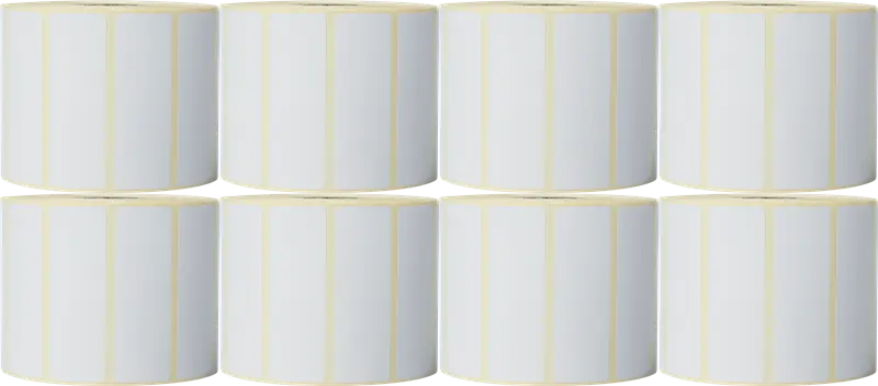 Original Brother BDE-1J026076-102 Einzeletikettenrolle 76mm x 26mm Weiss