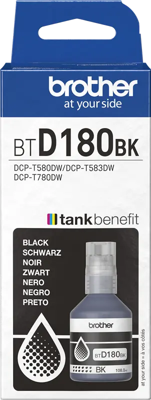 Original Brother BTD180BK Schwarz Druckerpatrone