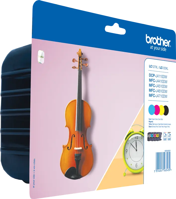 Original Brother LC-127XL+LC-125XL Multipack Schwarz / Cyan / Magenta / Gelb