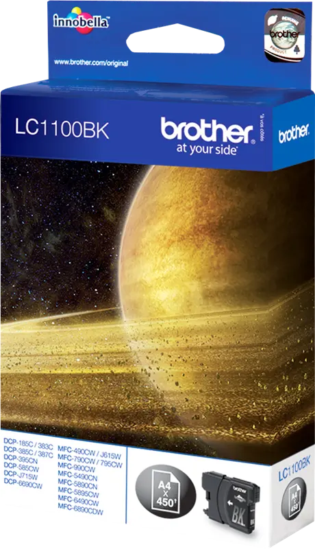 Original Brother LC1100BK Schwarz Druckerpatrone