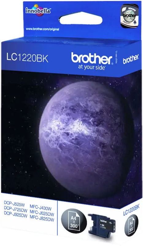 Original Brother LC1220BK Schwarz Druckerpatrone