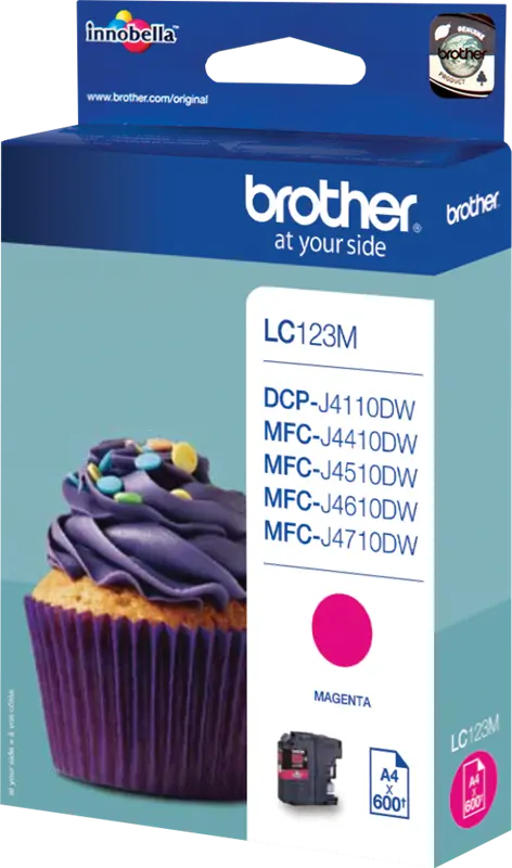Original Brother LC123M Magenta Druckerpatrone