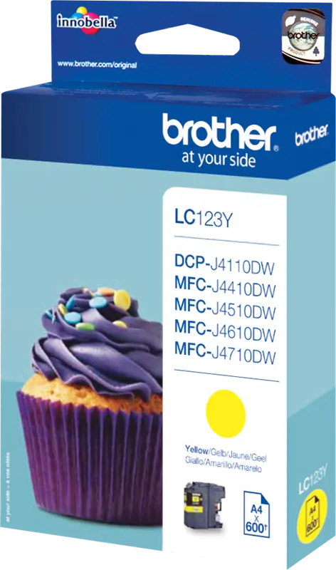 Original Brother LC123Y Gelb Druckerpatrone
