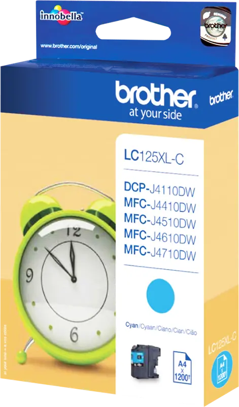 Original Brother LC125XLC Cyan Druckerpatrone
