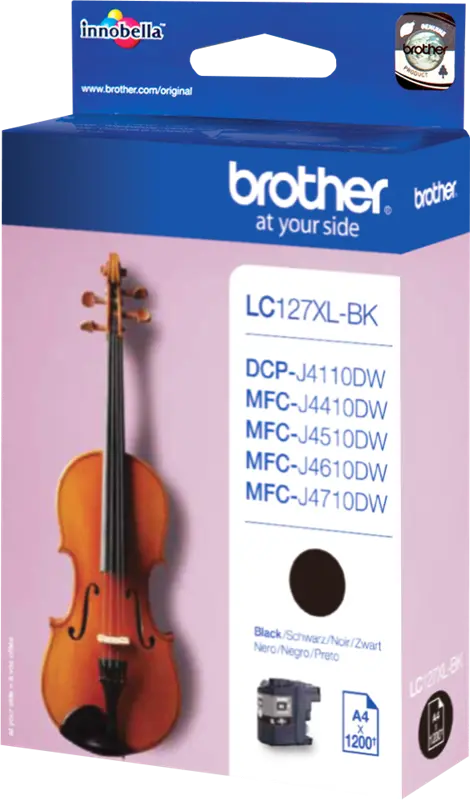 Original Brother LC127XLBK Schwarz Druckerpatrone