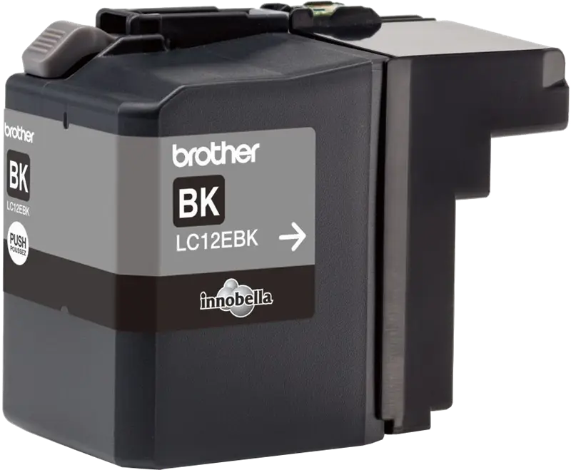 Original Brother LC12EBK Schwarz Druckerpatrone