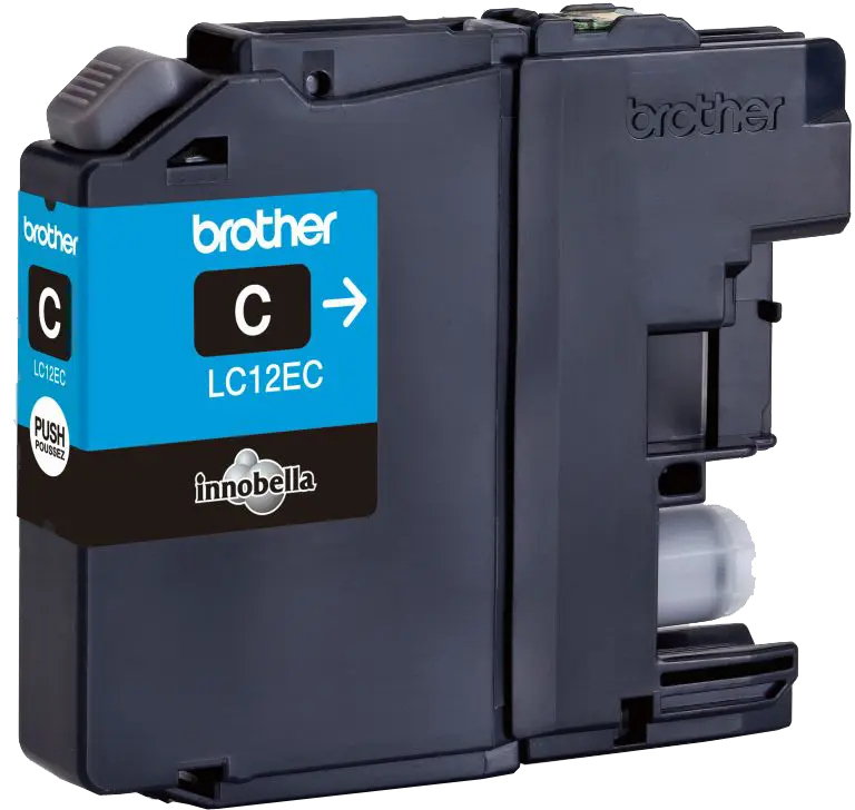 Original Brother LC12EC Cyan Druckerpatrone
