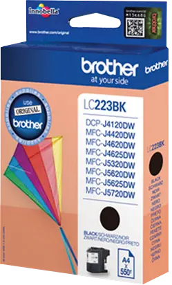 Original Brother LC223BK Schwarz Druckerpatrone