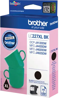 Original Brother LC227XLBK Schwarz Druckerpatrone