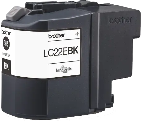 Original Brother LC22EBK Schwarz Druckerpatrone