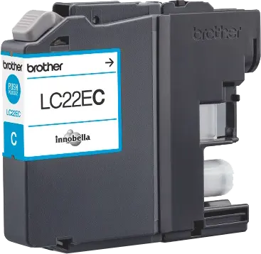 Original Brother LC22EC Cyan Druckerpatrone
