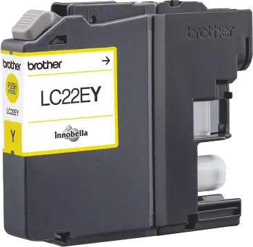 Original Brother LC22EY Gelb Druckerpatrone