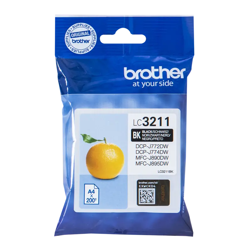 Original Brother LC3211BK Schwarz Druckerpatrone