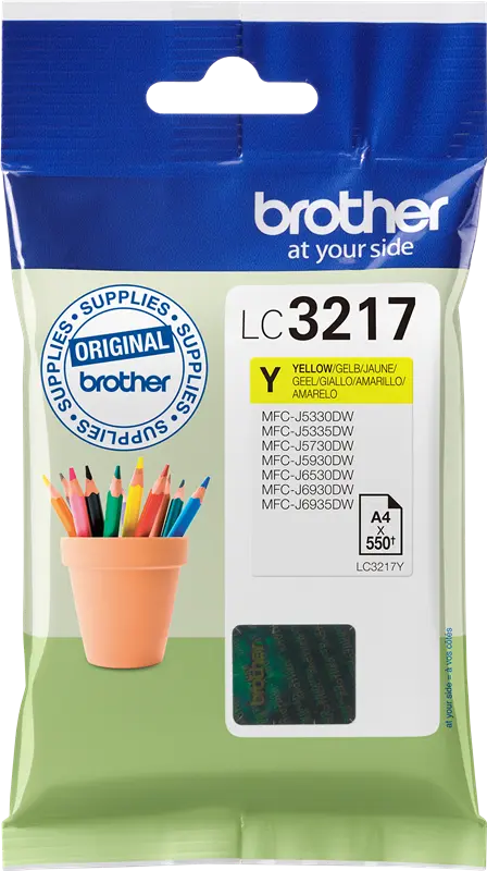 Original Brother LC3217Y Gelb Druckerpatrone