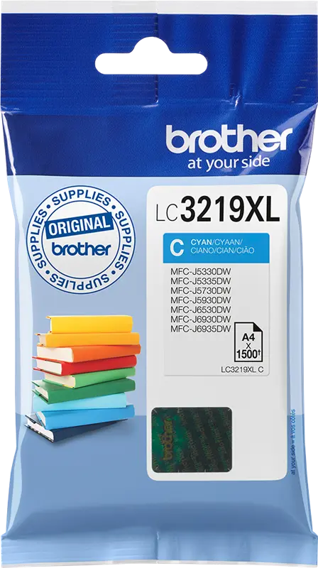 Original Brother LC3219XLC Cyan Druckerpatrone