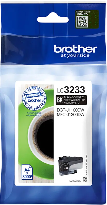 Original Brother LC3233BK Schwarz Druckerpatrone