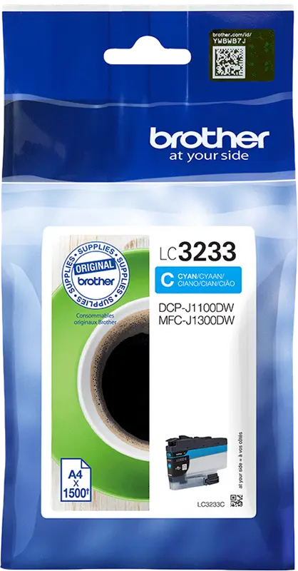 Original Brother LC3233C Cyan Druckerpatrone