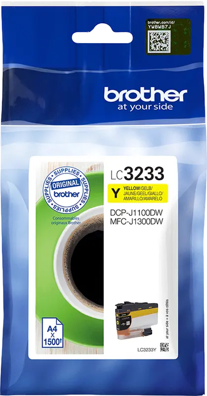 Original Brother LC3233Y Gelb Druckerpatrone