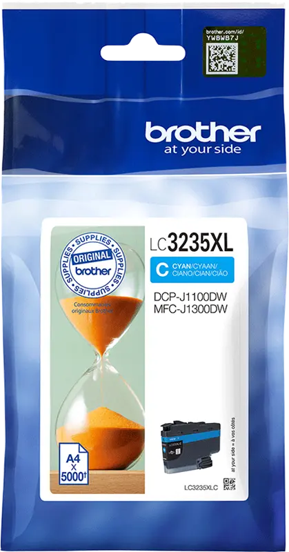 Original Brother LC3235XLC Cyan Druckerpatrone