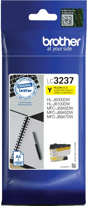 Original Brother LC3237Y Gelb Druckerpatrone