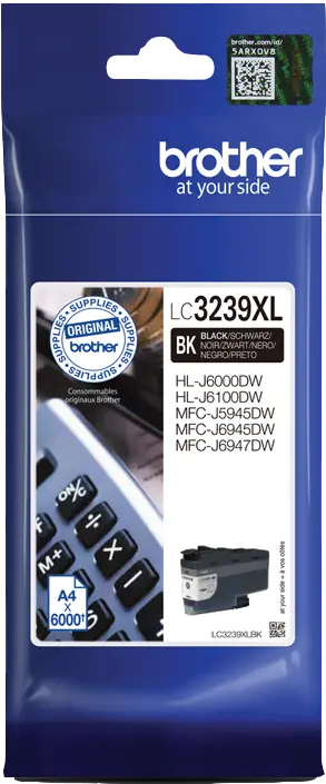 Original Brother LC3239XLBK Schwarz Druckerpatrone