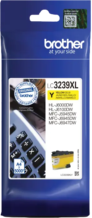 Original Brother LC3239XLY Gelb Druckerpatrone