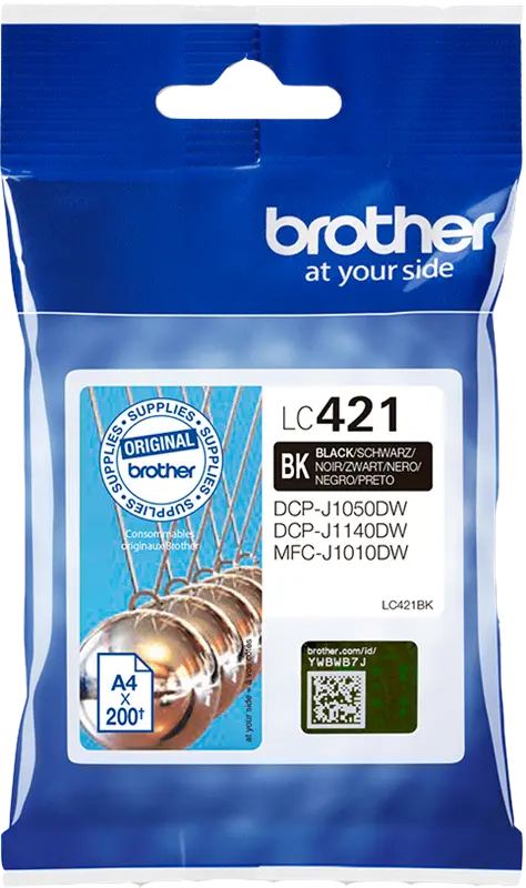 Original Brother LC421BK Schwarz Druckerpatrone