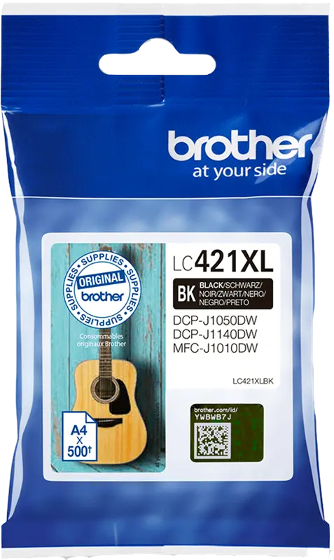 Original Brother LC421XLBK Schwarz Druckerpatrone