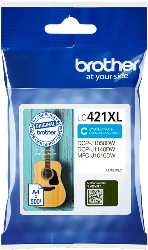 Original Brother LC421XLC Cyan Druckerpatrone