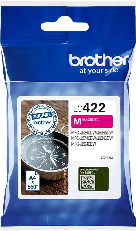 Original Brother LC422M Magenta Druckerpatrone