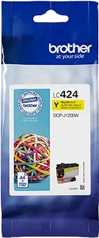 Original Brother LC424Y Gelb Druckerpatrone