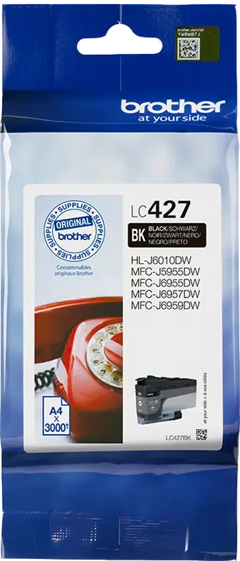 Original Brother LC427BK Schwarz Druckerpatrone