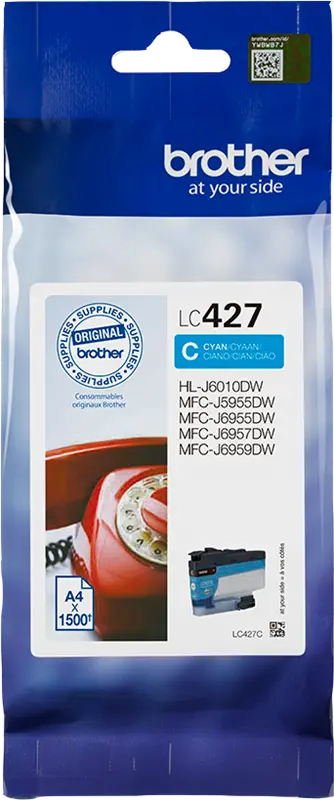 Original Brother LC427C Cyan Druckerpatrone
