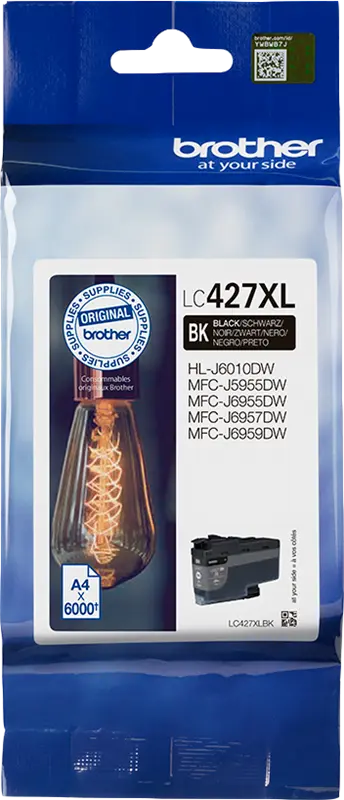 Original Brother LC427XLBK Schwarz Druckerpatrone