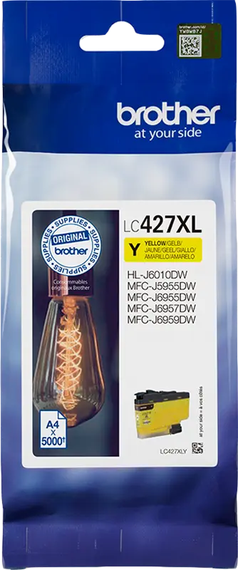 Original Brother LC427XLY Gelb Druckerpatrone