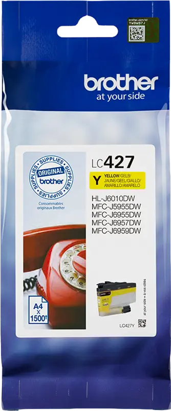 Original Brother LC427Y Gelb Druckerpatrone