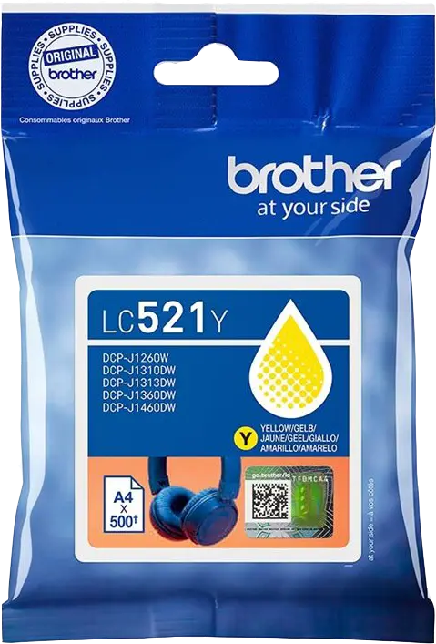 Original Brother LC521Y Gelb Druckerpatrone