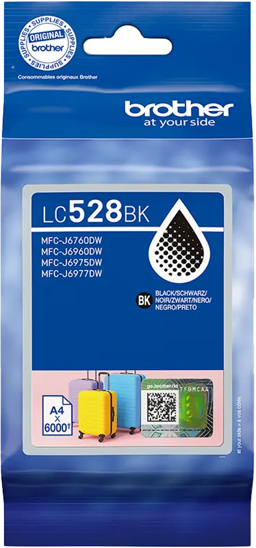 Original Brother LC528BK Schwarz Druckerpatrone