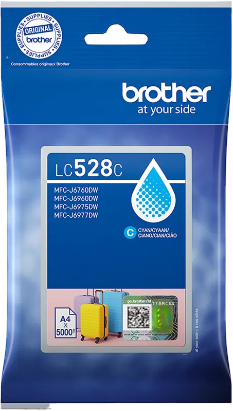 Original Brother LC528C Cyan Druckerpatrone